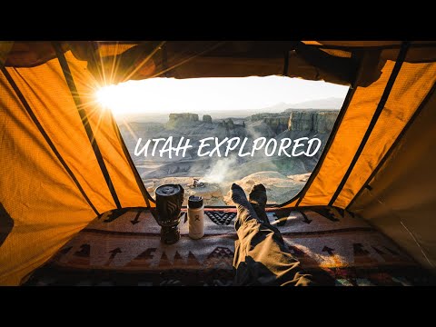 UTAH DRONE - Bonneville Salt Flats and Caineville Badlands - Living out of My Jeep Wrangler